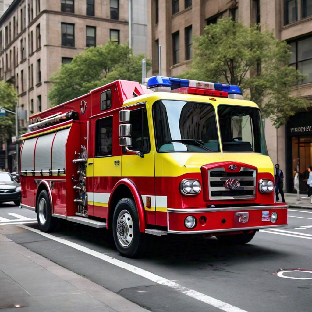 FIRE TRUCK , FIRE FIGHTING VEHICLE , SR INDUSTRY