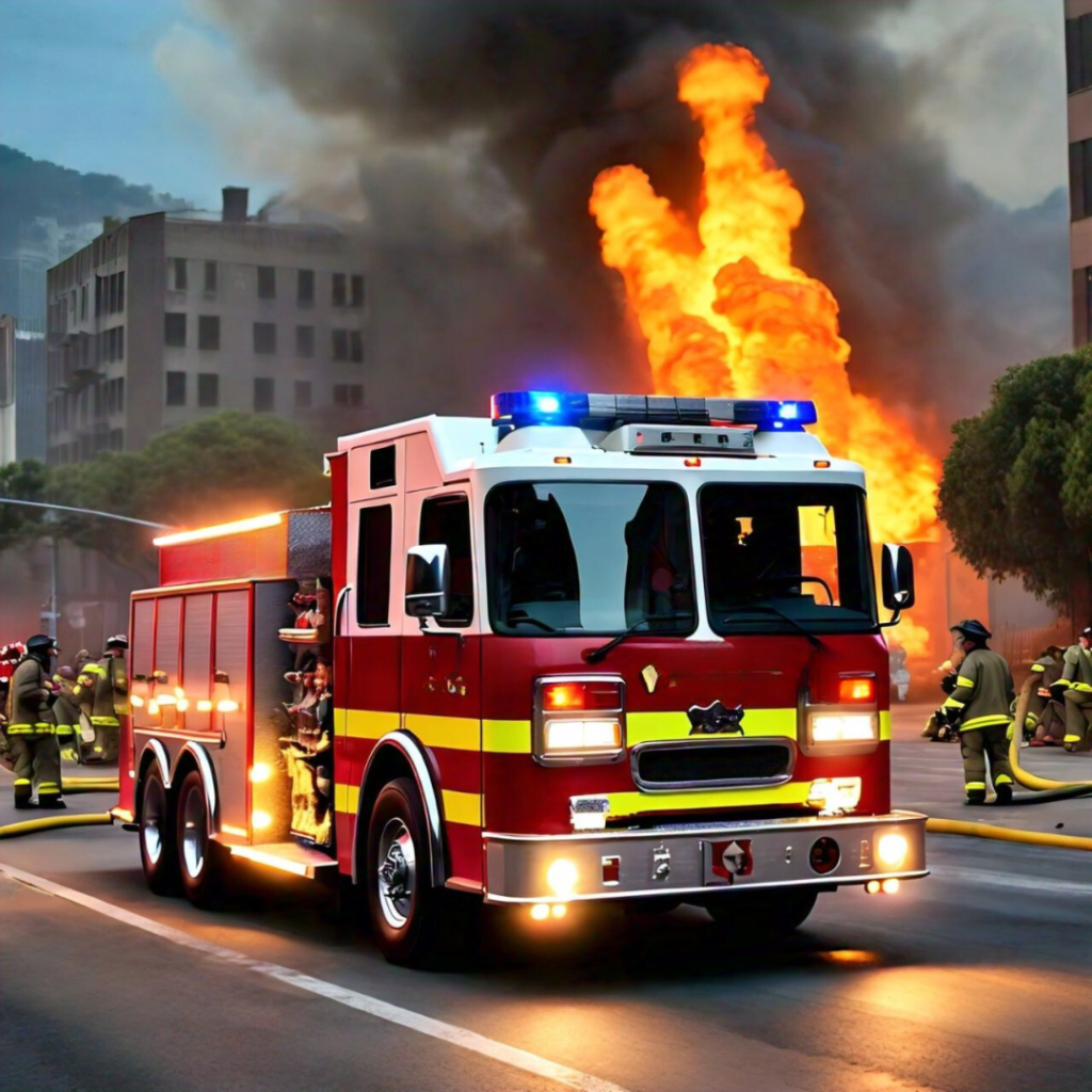 FIRE TRUCK , FIRE FIGHTING VEHICLE , SR INDUSTRY