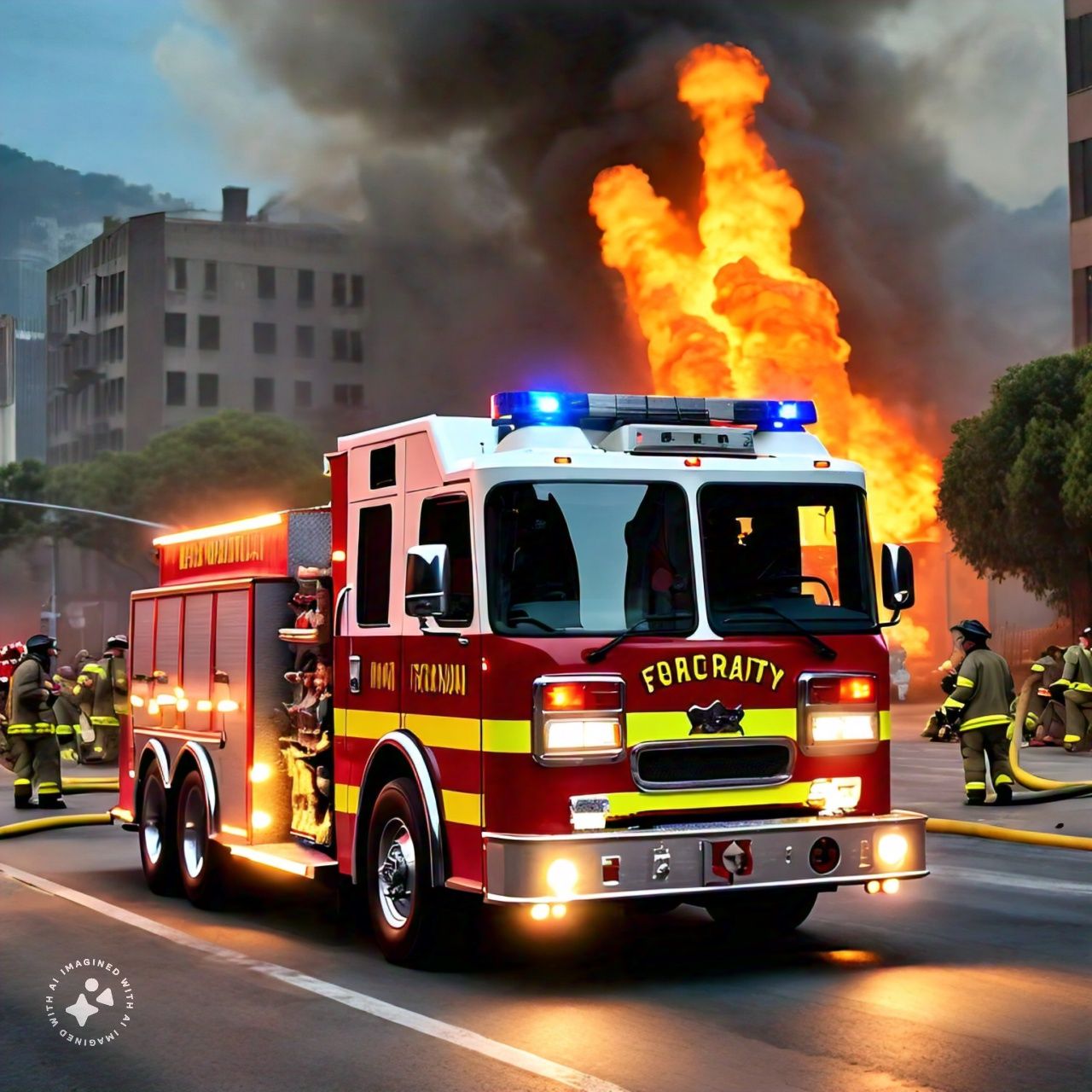 FIRE TRUCK , FIRE FIGHTING VEHICLE , SR INDUSTRY